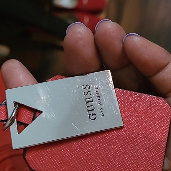Red GUESS Tote - Picture 3 of 15